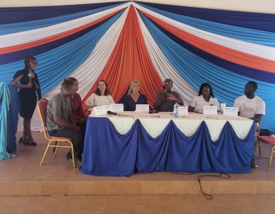 the panel including dr yvonne cleary in kenya