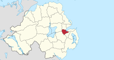 map of Belfast