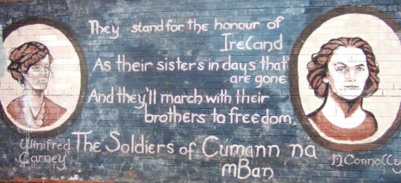 The Cumann na mBan mural 