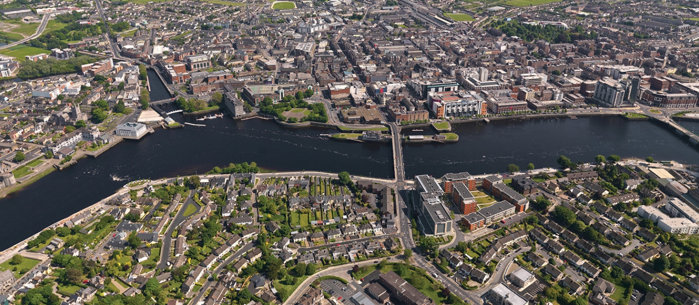 Aerial view of Limerick