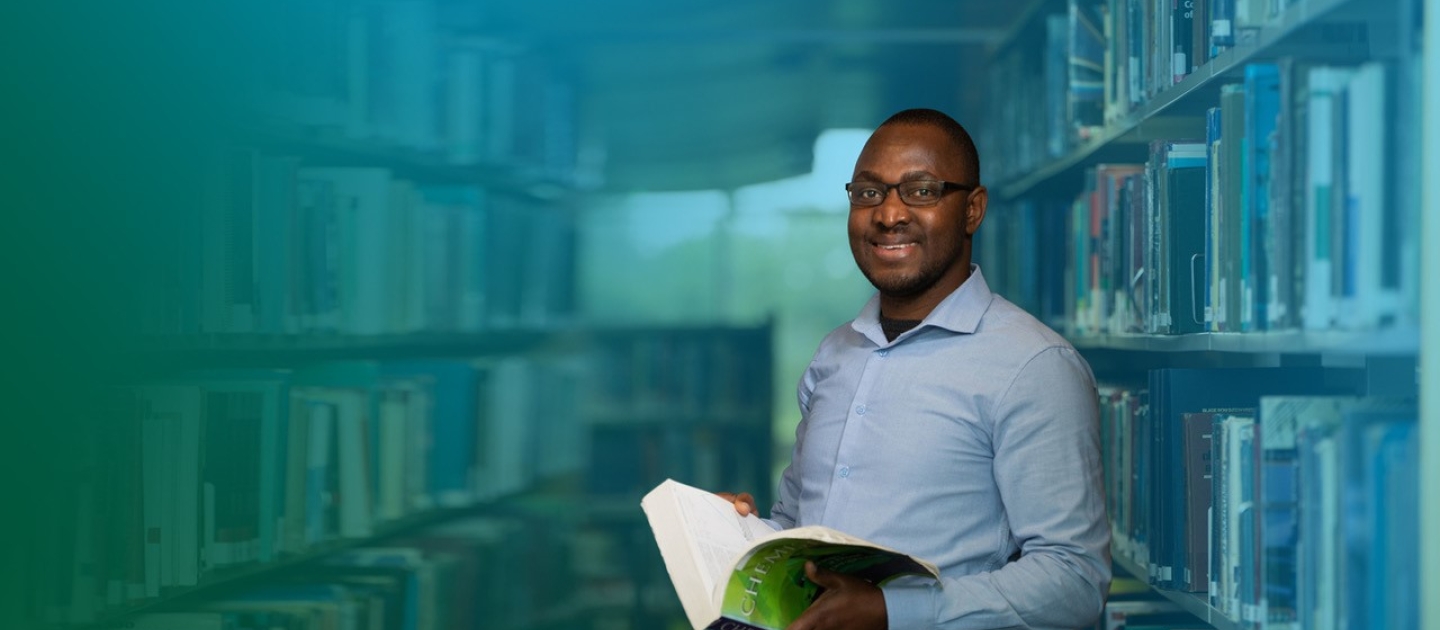 Researcher in the Library