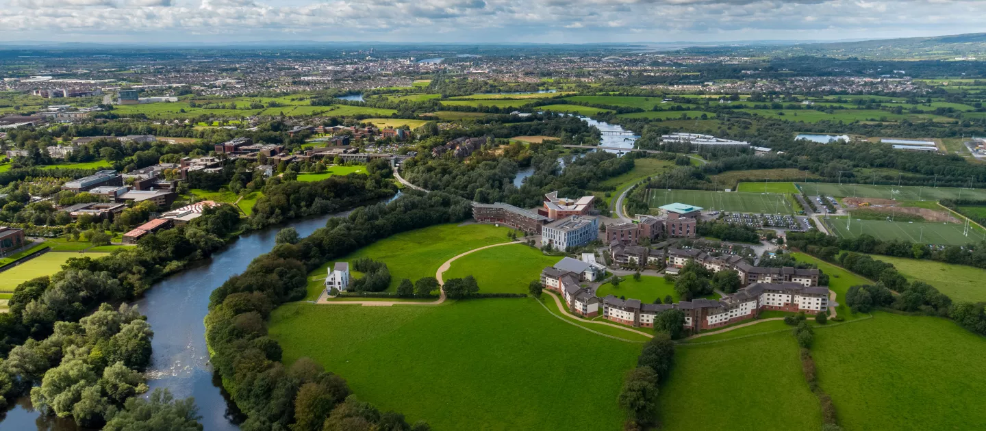 UL Campus aerial photo