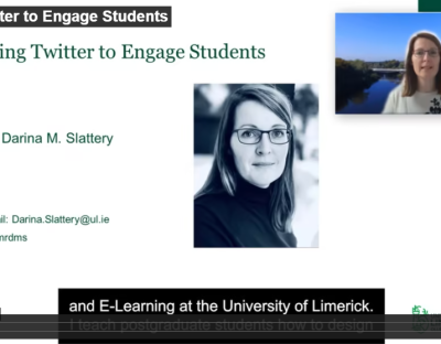 Using Twitter to Engage Users by Darina Slattery