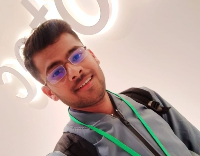 Pictured Shubham Vishnoi at the RSC conference in Verona, Italy