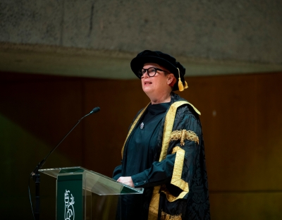 UL President Professor Kerstin Mey delivering her inaugural lecture