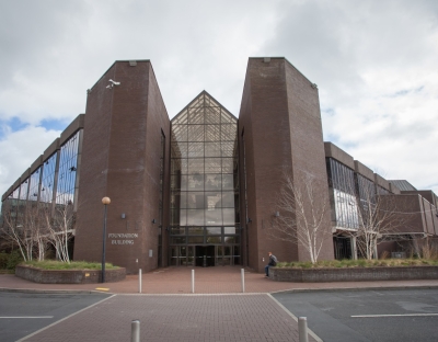 Image shows University of Limerick Foundation building. 