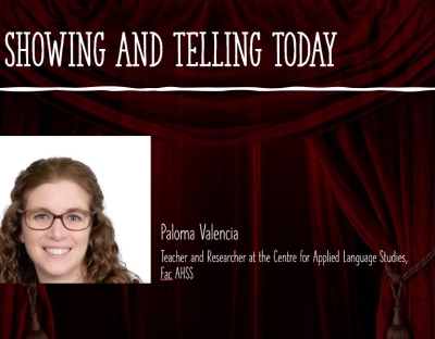 Show and TEL series - Paloma Valencia presentation slide