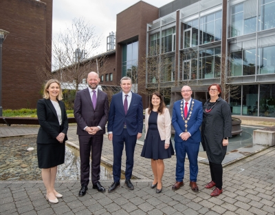 A group pictured at the Raise announcement in UL