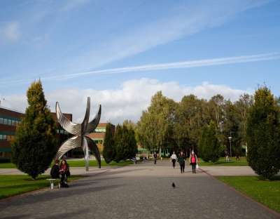 the campus on a sunny day