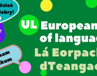 European Day of Languages poster in English and Irish 