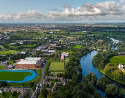 Birds eye view of the university of limerick