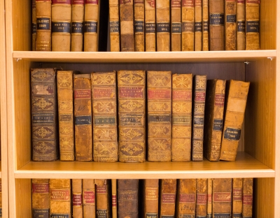 Law books and local records in School of Law U.L.