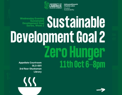 Promotional poster for the SDG 2 debate