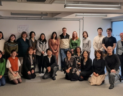 Group of people at Japanese workshop