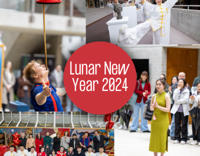 A collage of the performers during Lunar New year 2024
