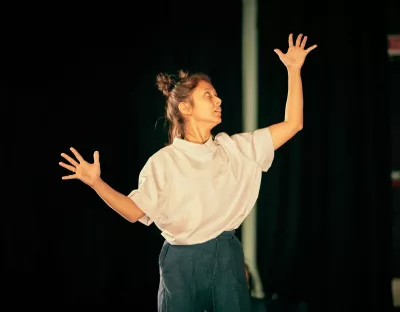 MA contemporary dance student