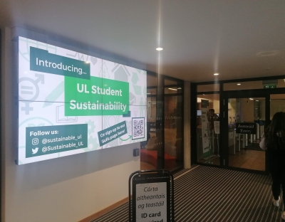 Photo of UL Student Sustainability promo banner