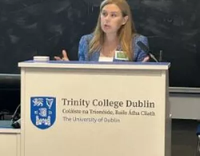 Prof Laura Cahillane at ISCR Conference
