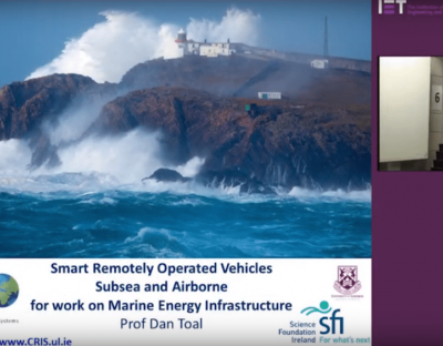 Director of CRIS Daniel Toal Invited Speaker, gives talk on Smart Remotely Operated Vehicles