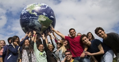 International students at the University of Limerick, Ireland