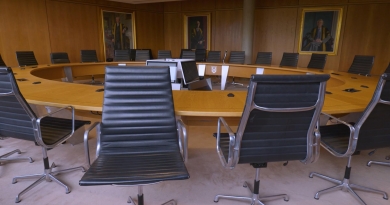 Empty Chairs Boardroom