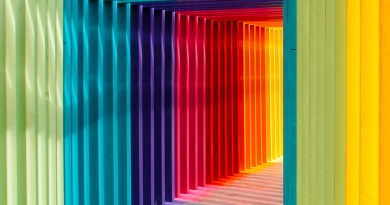 Colourful tunnel