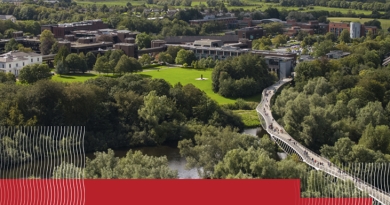 Aerial view of UL campus