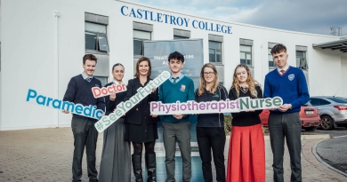 Students from the mid west region gather at castletroy college for pre launch 