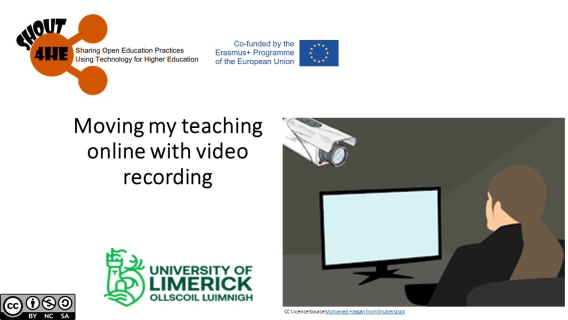 Moving teaching online with video (Chris Exton, S&E)