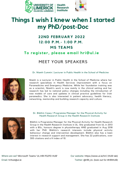 HRI Postdoc Event - Speakers Profiles