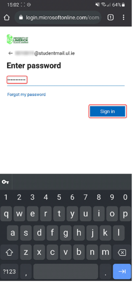 microsoft enter password