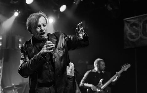 Mark E Smith playing in concert