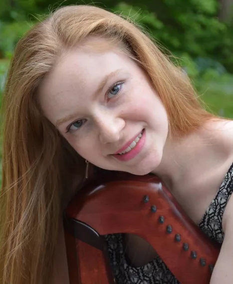 Rhiannon smiling for the photo