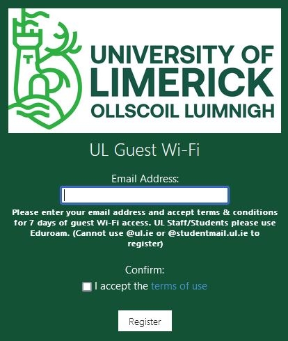 UL 7 Day Guest Wifi Access