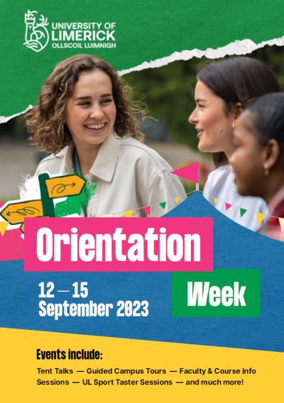 Orientation booklet front cover 2023