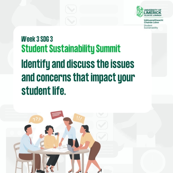Promotional poster for the UL Student Sustainability Summit