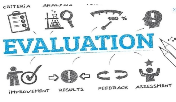 Evaluation stock image