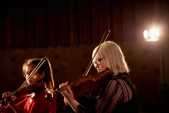 MA Classical String Performance students