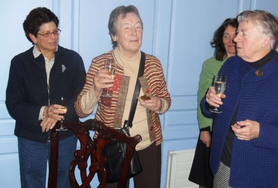 Margaret MacCurtain and Mary Cullen at an WHAI event 