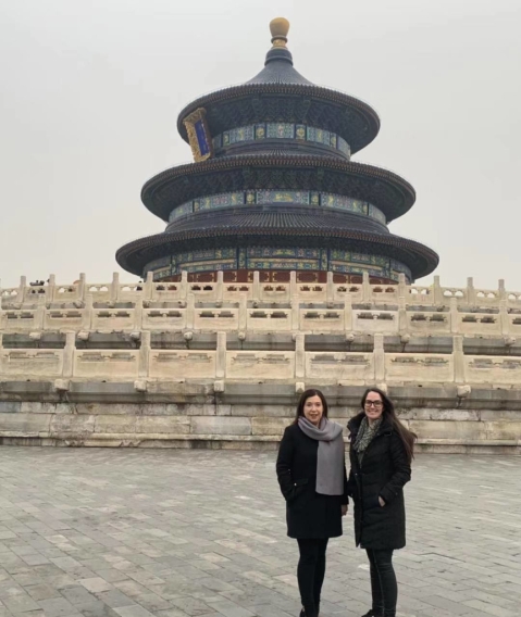  Visiting the Temple of Heaven, Beijing. 