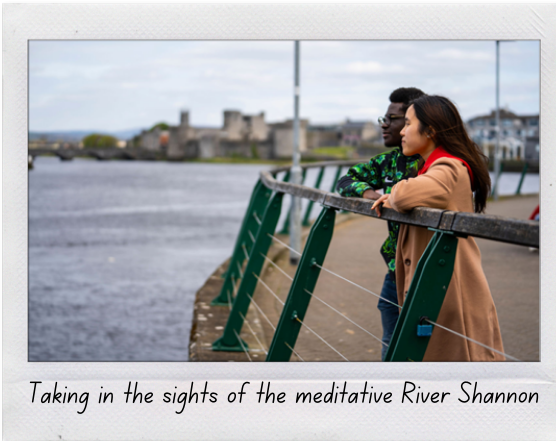 Tiwa taking in the sights of the River Shannon