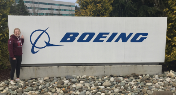 Hanna at Boeing in Seattle