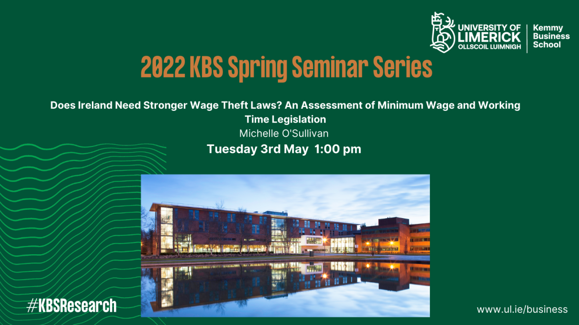 2022 KBS Spring Seminar 3rd May 2022