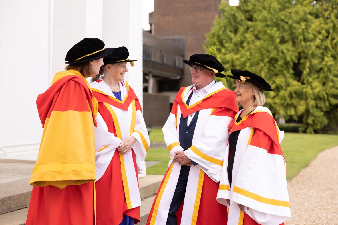 The honorary doctorate receipients