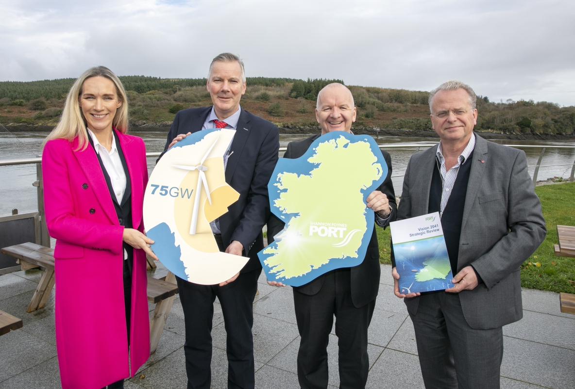 Members of the Shannon Foynes task force pictured at the launch