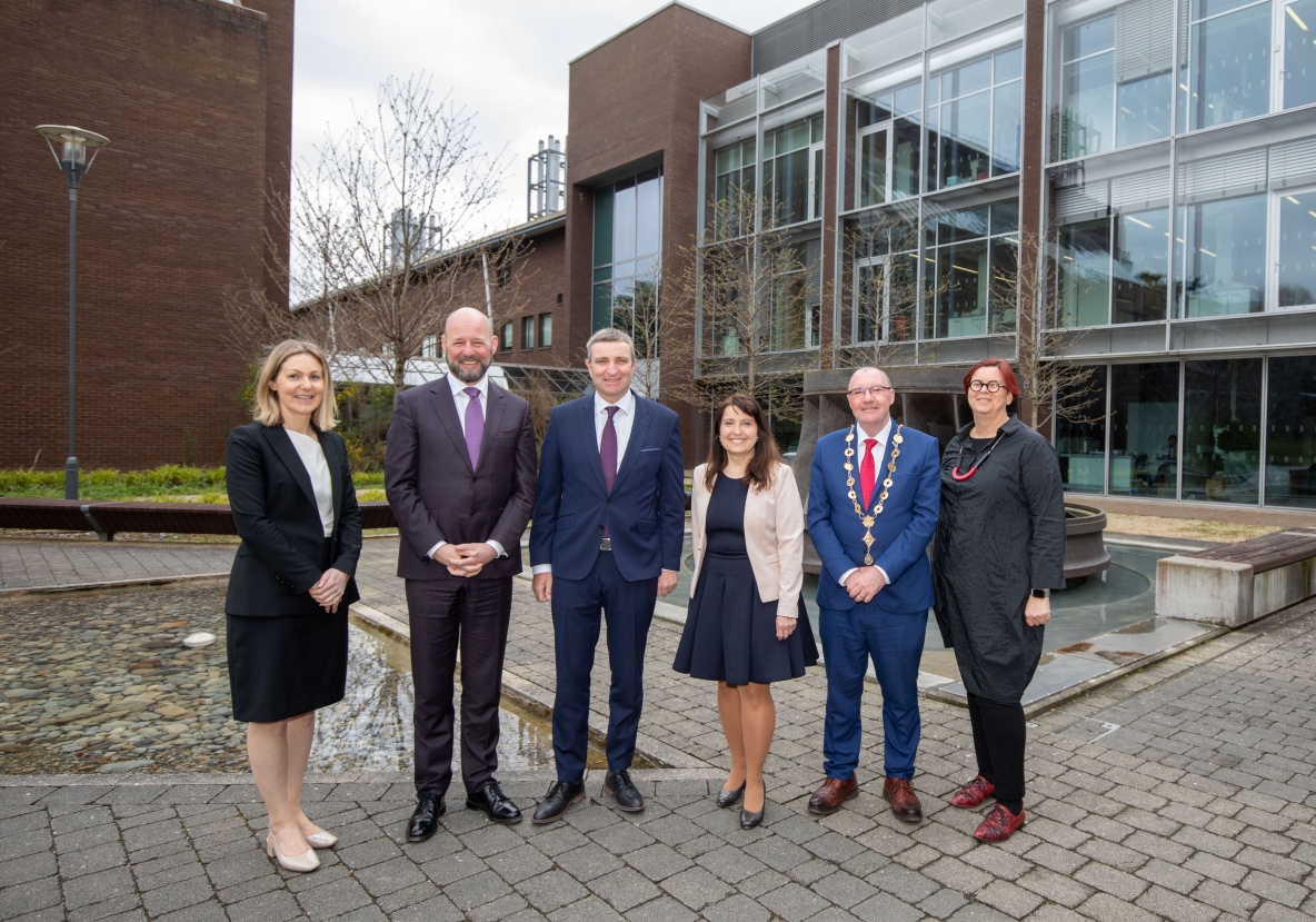 A group pictured at the Raise announcement in UL