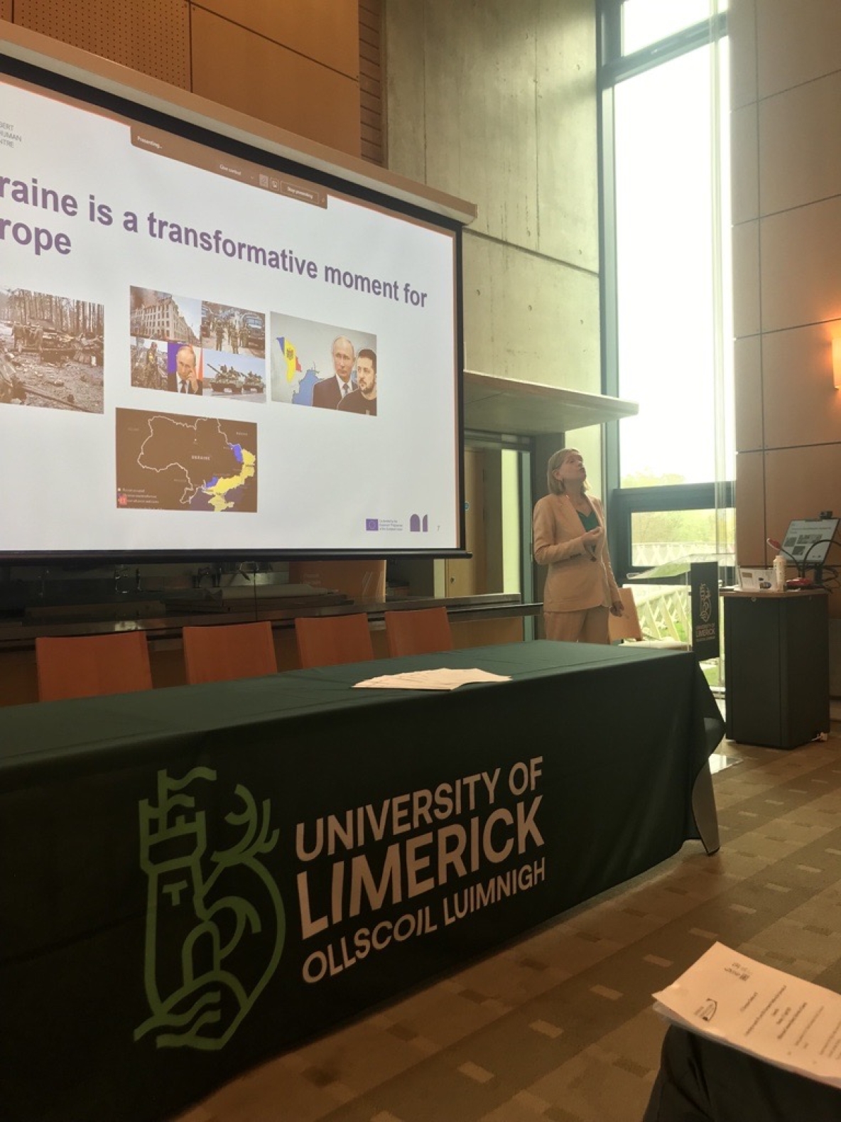 presentation at the university of limerick