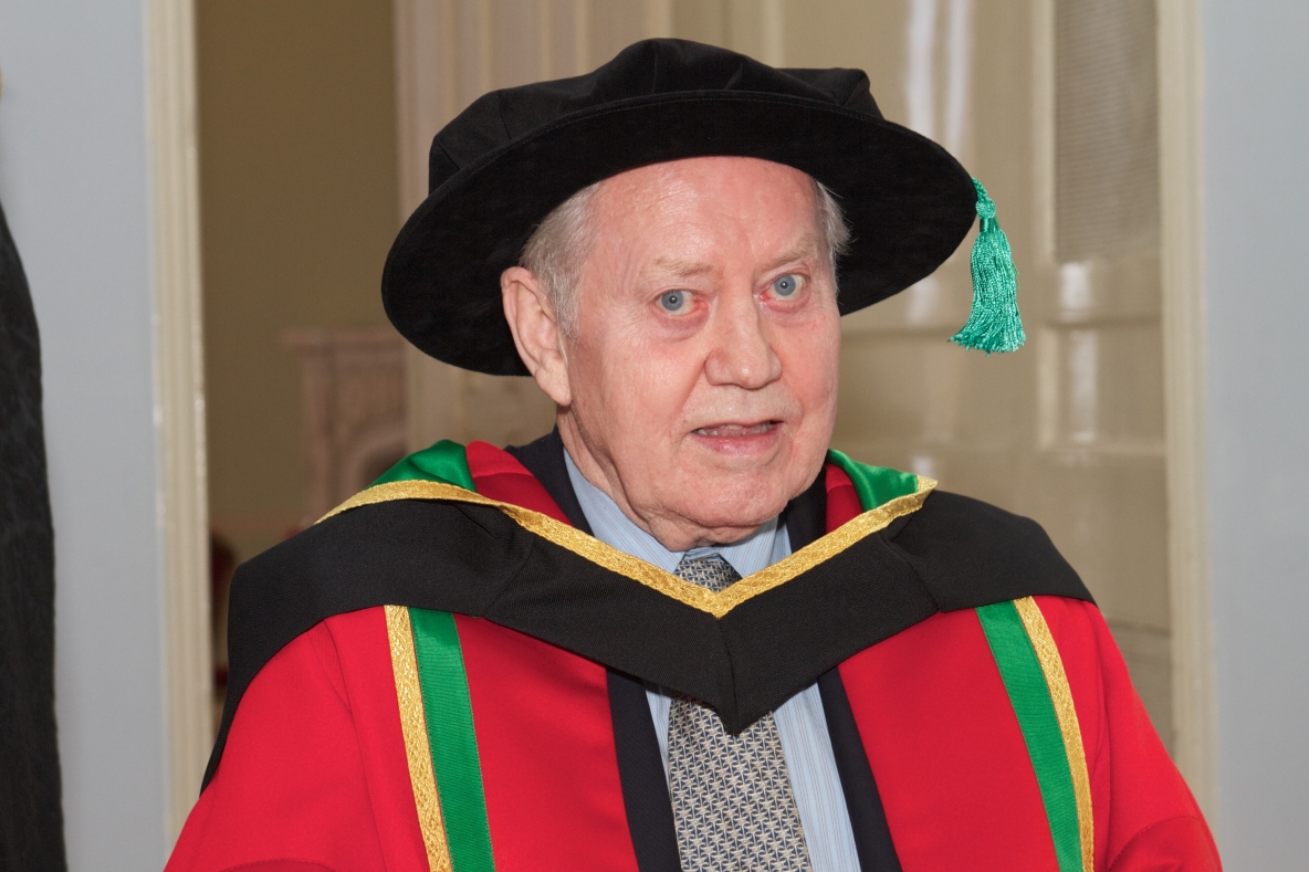 A file picture of the late Chuck Feeney