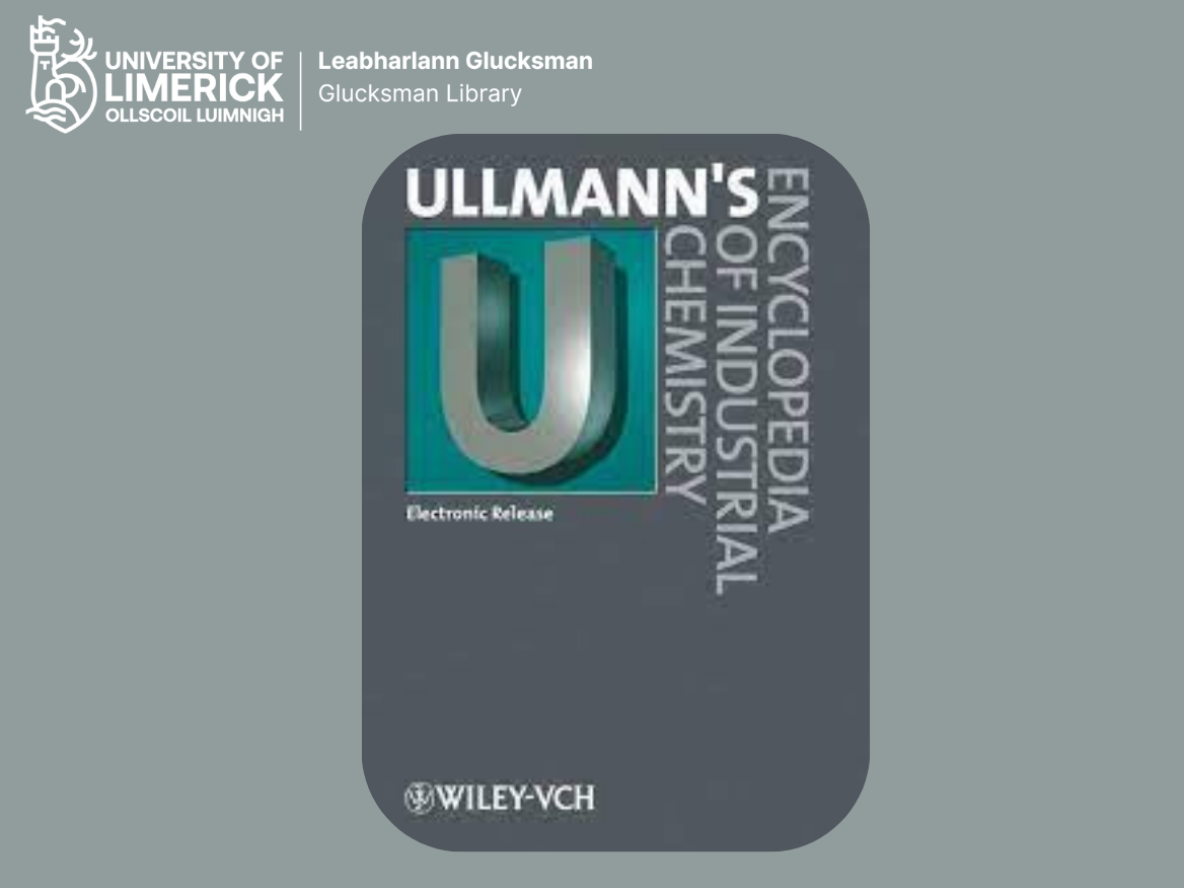 book cover of Ullman's encyclopedia of industrial chemistry