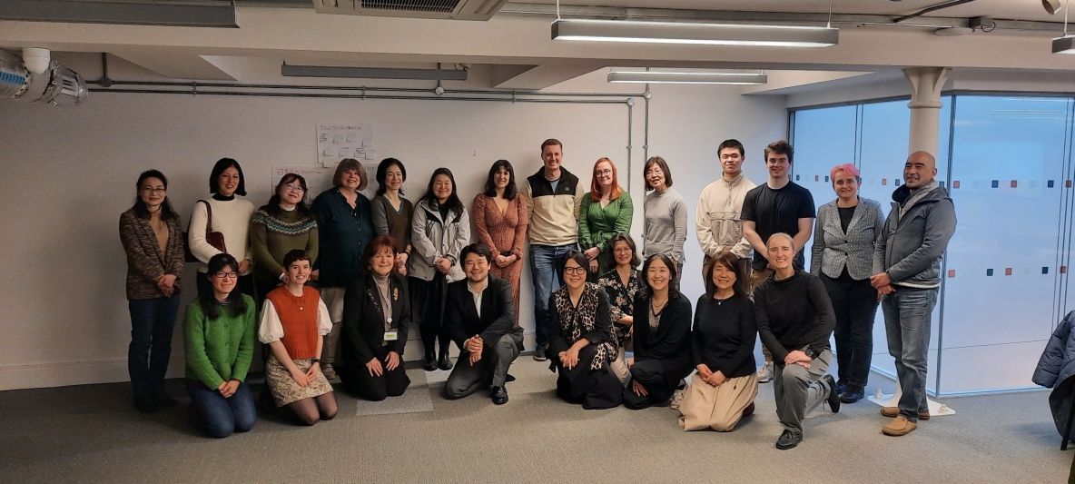 Group of people at Japanese workshop